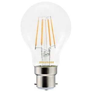 Image of Sylvania LED GLS Non Dimmable Filament B22 Light Bulb - 4.5W