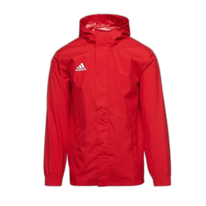 Image of adidas ENT22 Rain Jacket Mens - Red Red S
