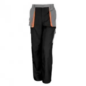 Image of Result Work-Guard Mens Lite Trousers (L) (Black/Grey)