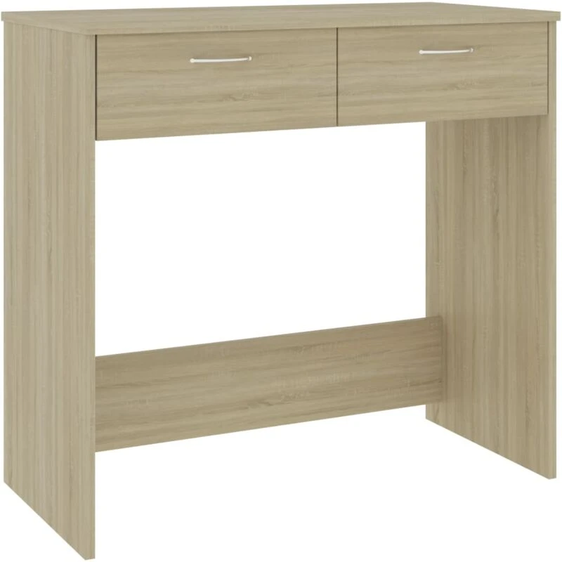 Image of Desk Sonoma Oak 80x40x75cm Chipboard