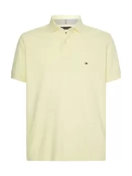 Image of Tommy Hilfiger 1985 Regular Polo Shirt In Lemon Twist - Size L