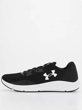 Image of Under Armour Running Charged Pursuit 3 - Black/White, Size 7, Men