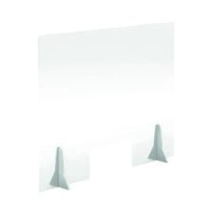 Image of Jemini Free Standing Acrylic Screen 780x600x4mm Clear COVFS7860CL