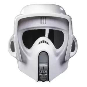 Image of Hasbro Star Wars The Black Series Scout Trooper Premium Electronic Roleplay Helmet