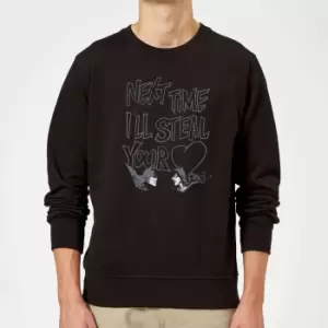 Image of Batman Steal Your Heart Sweatshirt - Black - M - Black
