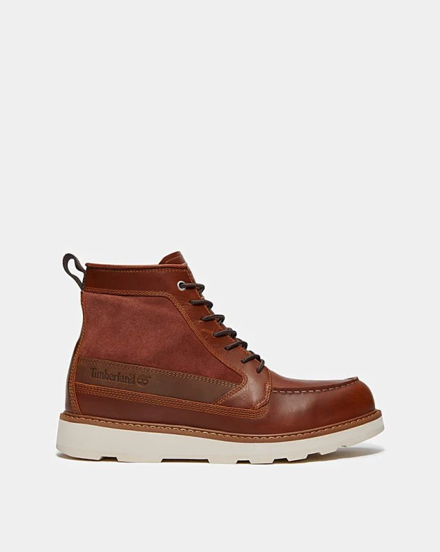 Image of Timberland Mens Britton Mills Chukka Boots Rust Grain male 8 (42)