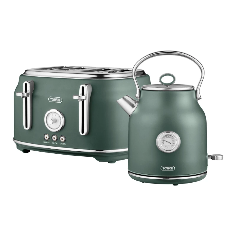 Image of Tower Tower Renaissance 1.7L Kettle & 4 Slice Toaster Kettles Medium None 70886190390
