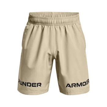 Image of Under Armour Woven Graphic WM Short - Beige