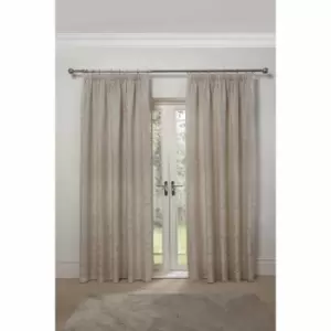 Image of Emma Barclay Duchess Pencil Pleat Curtain 66 X 54 Cream