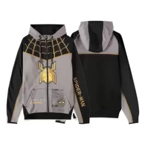 Image of Spider-Man: No Way Home Hooded Sweater Black Suit Size M