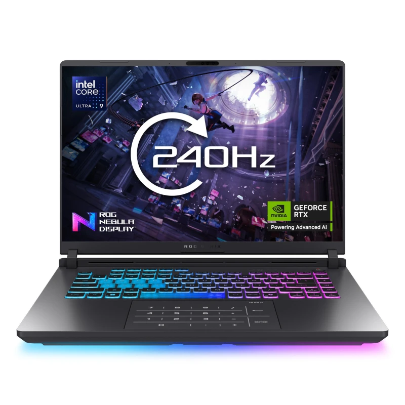Image of Asus ASUS ROG Strix G16 G615LM-S5062W Intel Core Ultra 9 275HX Laptop 40.6cm (16") WQXGA 32GB DDR5-SDRAM 1TB SSD NVIDIA GeForce RTX 5060 WiFi 7 (8