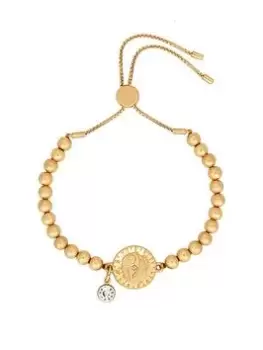 Image of Bibi Bijoux Gold 'Starlit Harmony' Disc Friendship Bracelet