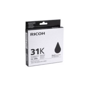 Image of Ricoh GC-31K Black Ink Cartridge