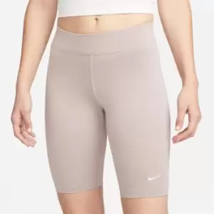 Image of Nike Sportswear Essential Womens Bike Shorts - Beige