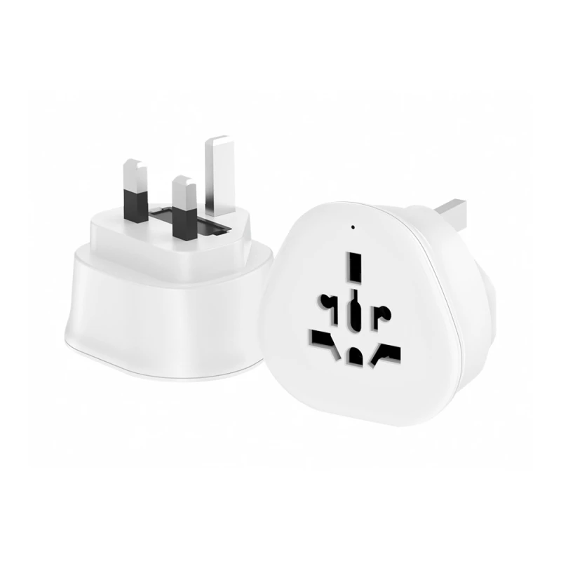 Image of Maplin UK Plug to Worldwide Socket Travel Adapter 250V 13A - White
