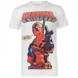 Image of Character Marvel Wash T Shirt Mens - Do It For Dead