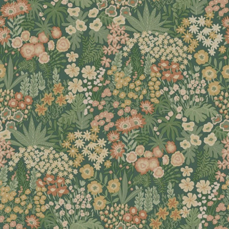 Image of Holden Decor Everbloom Wallpaper - Emerald Green Emerald Green WFVNK Unisex