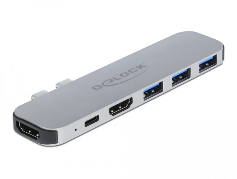 Image of DeLOCK Docking Station for MacBook Dual HDMI 4K / PD / Hub