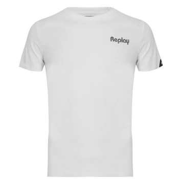 Image of Replay Logo T-Shirt - White