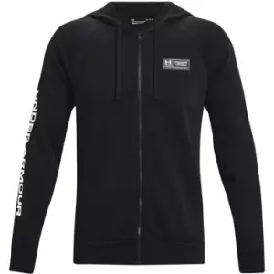 Image of Under Armour Armour Rival Fleece Full Zip Hoodie Mens - Black