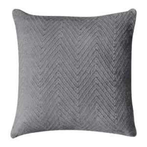 Image of Gallery Direct Chevron Grey Cushion
