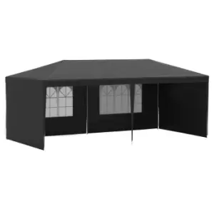 Image of Outsunny 6M X 3M Garden Gazebo Marquee Canopy Party Tent Canopy Patio - Black