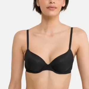 Image of Sheer Marquisette Bra in Cotton