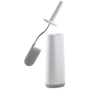 Image of Joseph Flex Toilet Brush with Holder - Grey/White