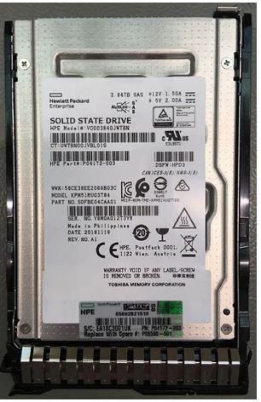 Image of HPE SPS-DRV SSD 3.84 SFF SS