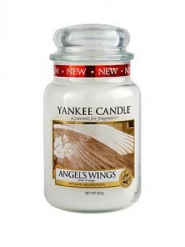 Image of Yankee Candle Large Jar Angel Wings Scented Candle 623g