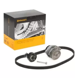 Image of CONTITECH Water Pump + Timing Belt Kit CT846WP2 VW,SEAT,Lupo (6X1, 6E1),POLO (6N2),Caddy II Kastenwagen (9K9A),Polo Variant (6V5),Polo Classic (6V2)