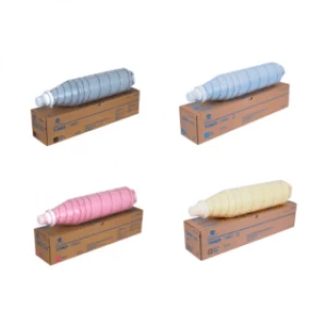 Image of Konica Minolta TN622 Black and Tri Colourss Toner Cartridge Multipack