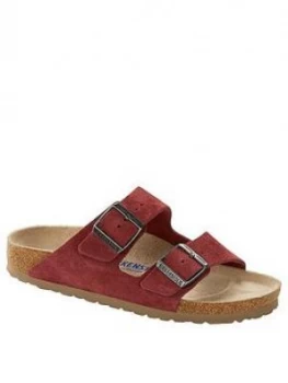 Image of Birkenstock Arizona Flat Sandal - Red, Size 8, Women