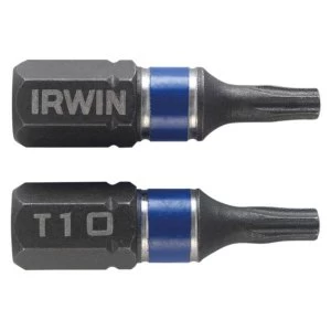 Image of IRWIN Impact Screwdriver Bits TORX TX30 50mm (Pack 2)