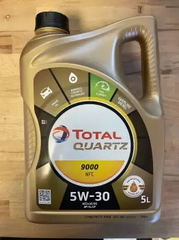 Image of Total Quartz Engine Motor Oil 9000 Future NFC Economy 5W30 - 5L For Ford Volvo