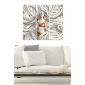 Image of MDF239758135 Multicolor Decorative MDF Painting (3 Pieces)