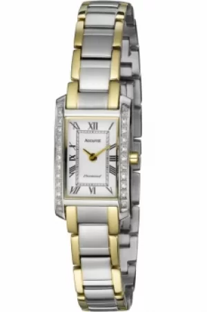 Image of Ladies Accurist Pure Precision Diamond Watch LB1589RN