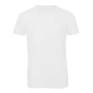 Image of B&C Mens Favourite Short Sleeve Triblend T-Shirt (M) (White)