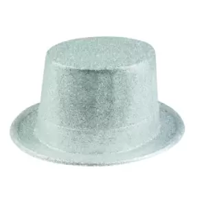 Image of Glitter Hat Fancy Dress (Silver)