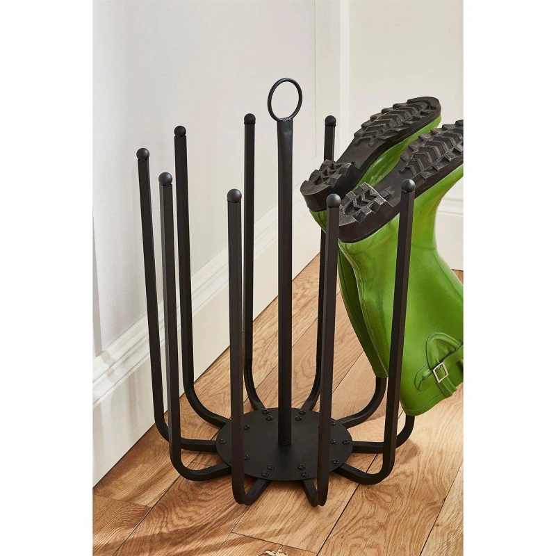 Image of Studio 5 Pair Round Shoe Rack Black unisex One Size