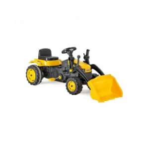 Image of Active Yellow Pedal Tractor with Frontloader
