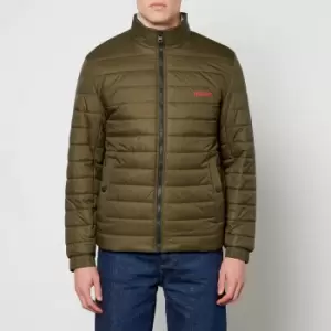 Image of HUGO Mens Benti Padded Jacket - Dark Green - M