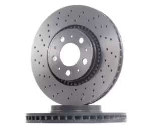 Image of PAIR BREMBO BRAKE XTRA DRILLED DISCS 09.9130.1X