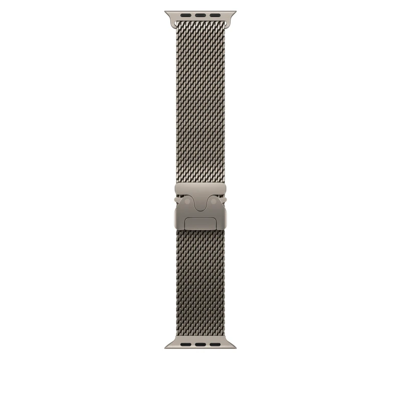 Image of Apple Apple 49mm Natural Titanium Milanese Loop - Small MXKC3ZM/A