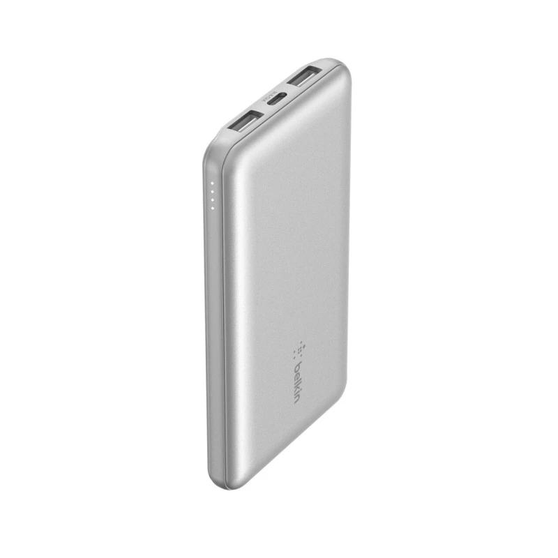 Image of BELKIN 10000 mAh Portable Power Bank - Silver/Grey 745883881192