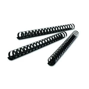 Image of GBC CombBind Binding Combs 45mm Black Pack of 50 4028186