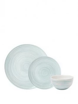 Image of Sabichi Green Swirl 12 Piece Dinner Set