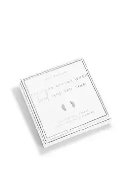 Image of Joma Jewellery BEAUTIFULLY BOXED EARRINGS FEATHERS APPEAR WHEN LOVED ONES ARE NEAR, Silver, Women