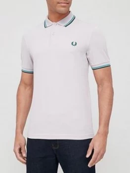 Image of Fred Perry Twin Tipped Fred Perry Polo Shirt - Lilac Size S, Men