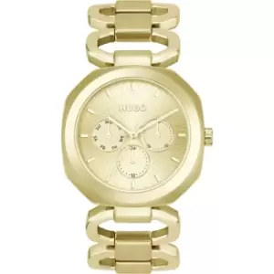 Image of Ladies HUGO #INTENSE Gold IP Bracelet Watch